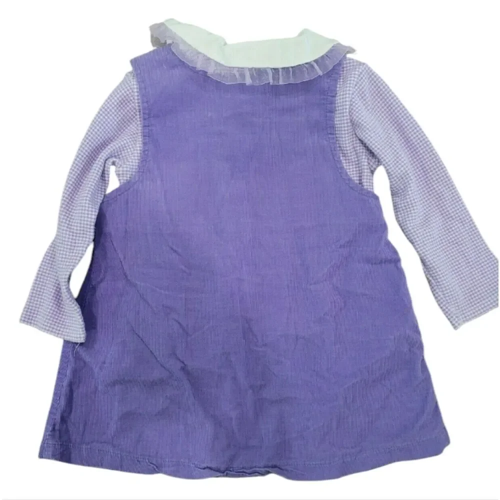 purple corduroy cat jumper